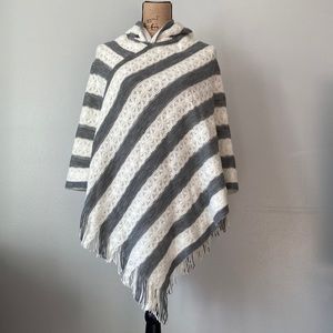 Hooded Sweater Poncho - O/S - NWT